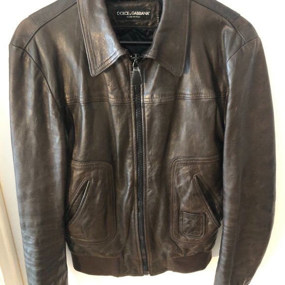 Veste en cuir Dolce&Gabbana - Picture 5 of 5